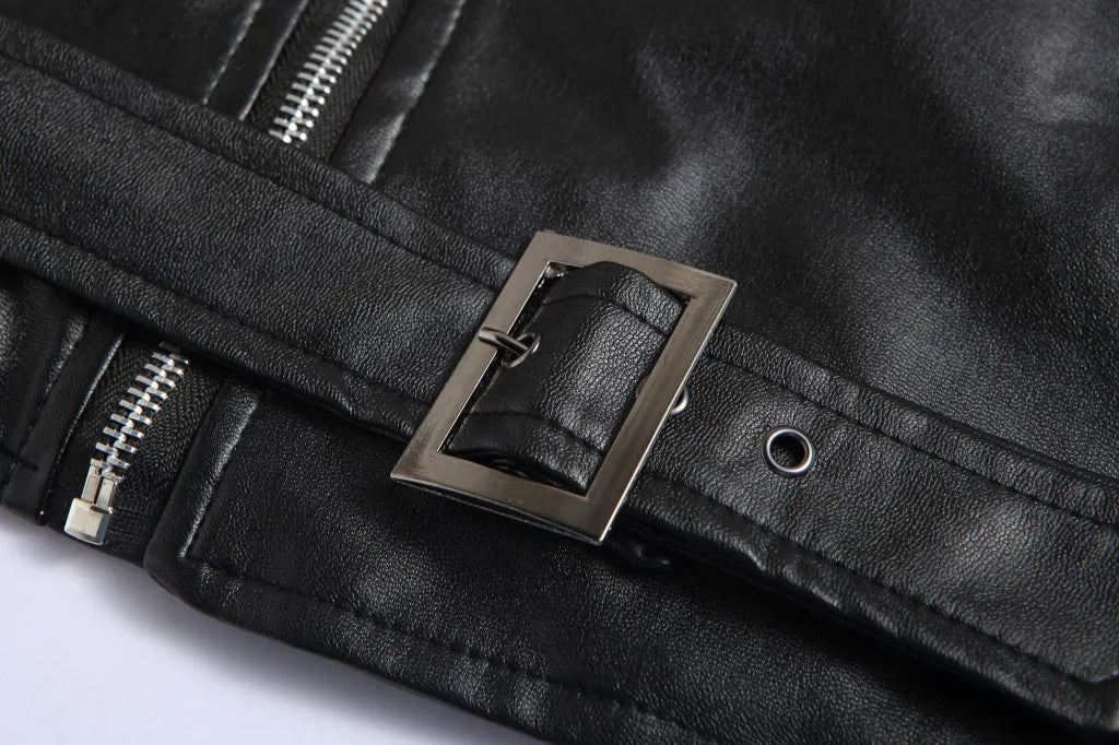 Wójcik™ | Veste de biker en cuir