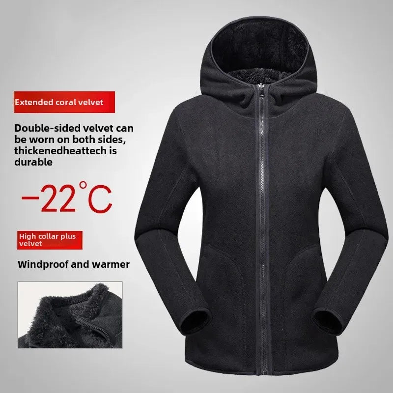 Christoph® | Pull Fleece à Demi-Zip pour Hommes Chaud Hiver Sweatshirt Respirant