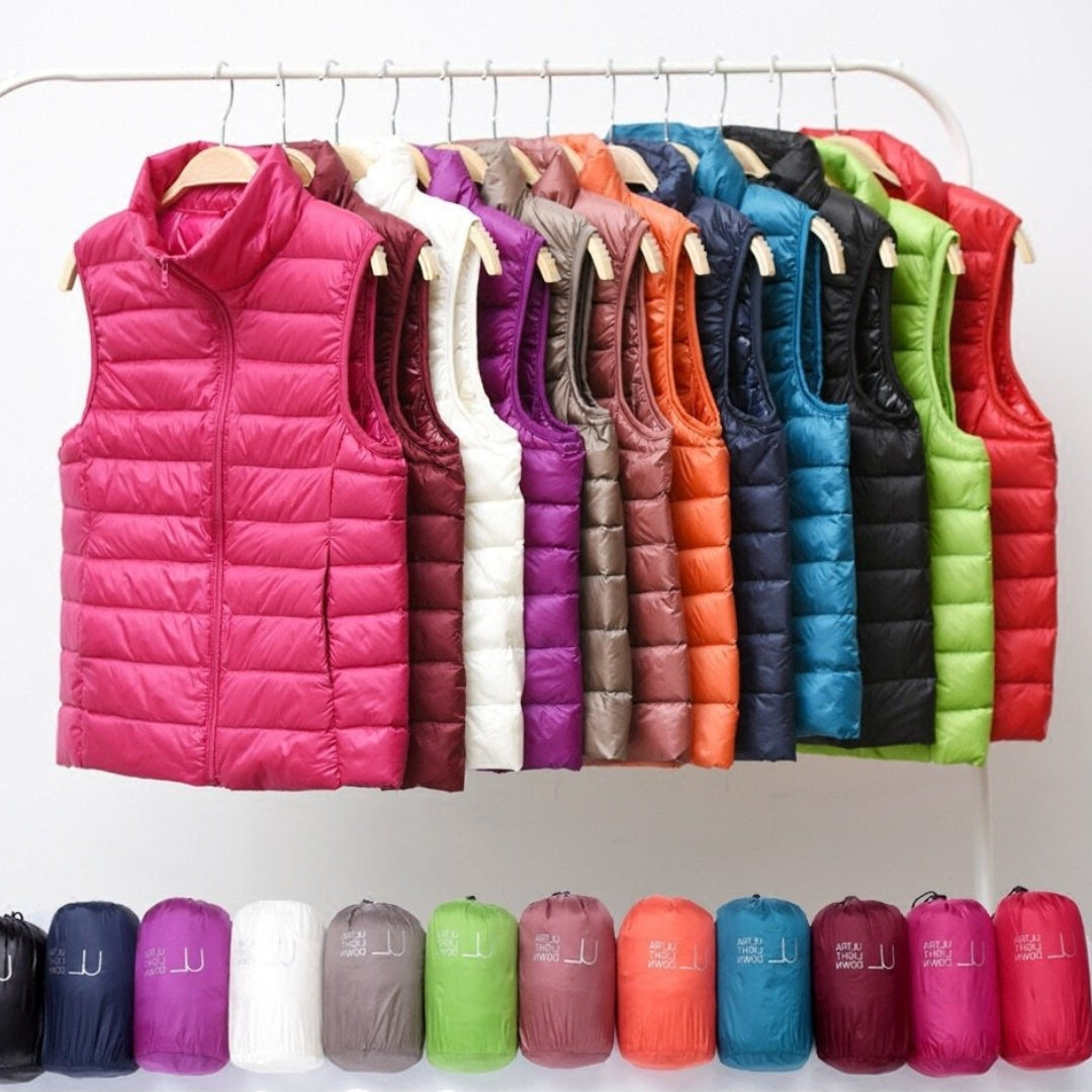 Sibylle® | Nouvelle veste d'hiver avec plumes de canard blanc