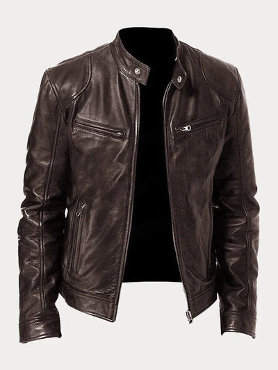 Romain® | Veste en cuir décontractée