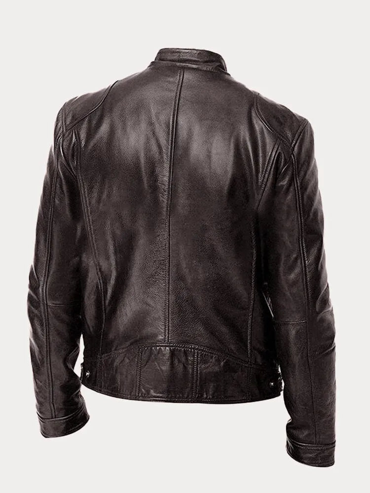 Romain® | Veste en cuir décontractée