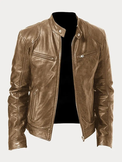 Romain® | Veste en cuir décontractée