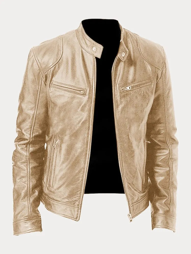 Romain® | Veste en cuir décontractée