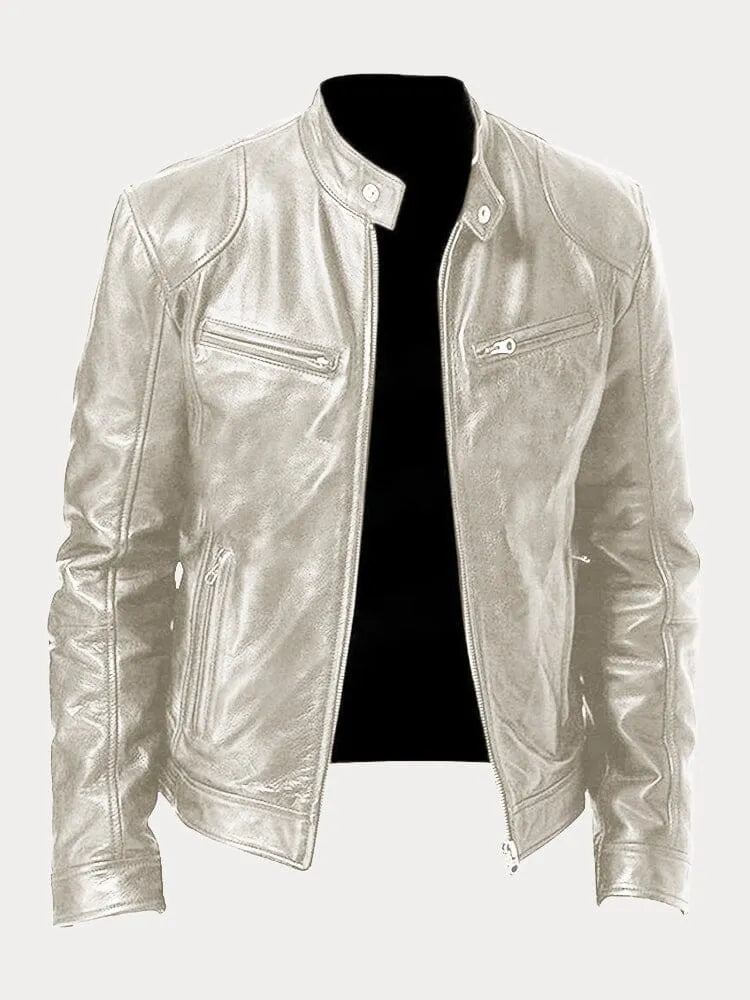 Romain® | Veste en cuir décontractée