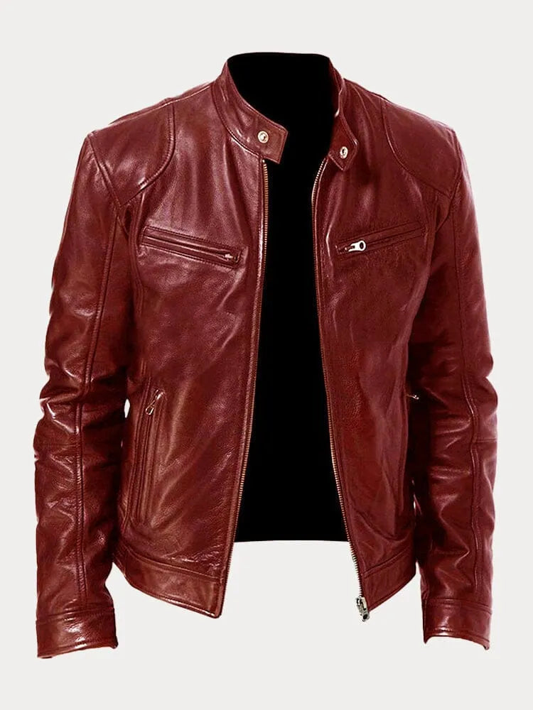 Romain® | Veste en cuir décontractée