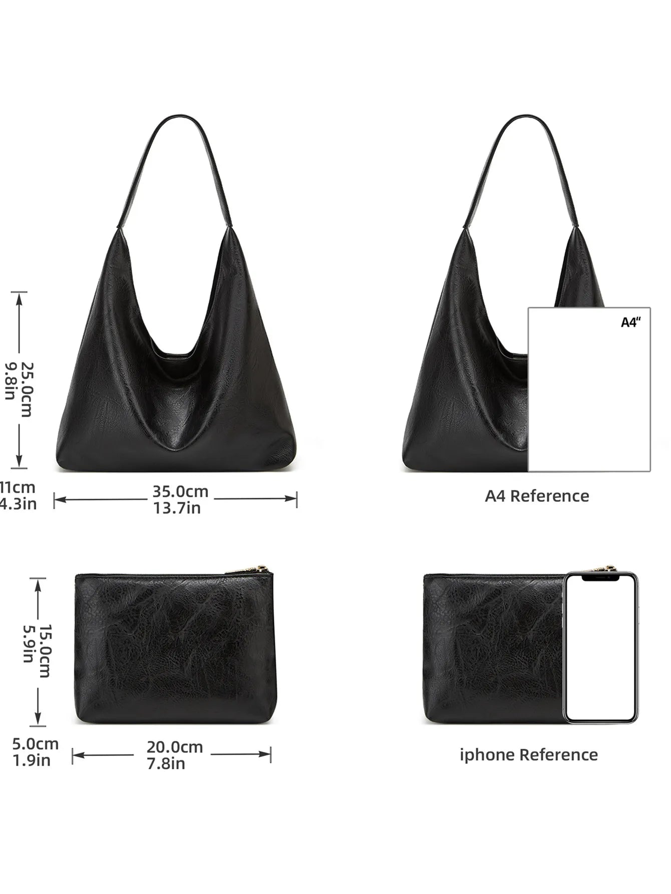 Antonia® | Ensemble de 2 pièces Sac Tote + portefeuille gratuit