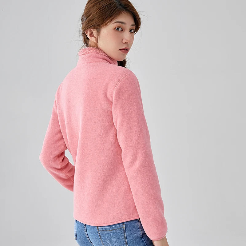 Amina® | Veste d'extérieur en polaire pour femmes chaude et respirante