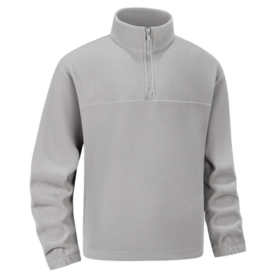 Jakob® | Pull Fleece Homme à Demi-Zip Chaud Hiver Sweatshirt Respirant