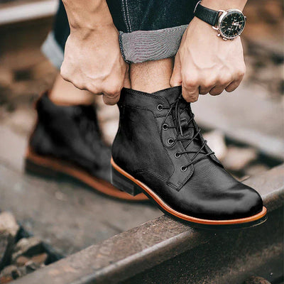 Paul® | Bottes rétro pour hommes à bout rond