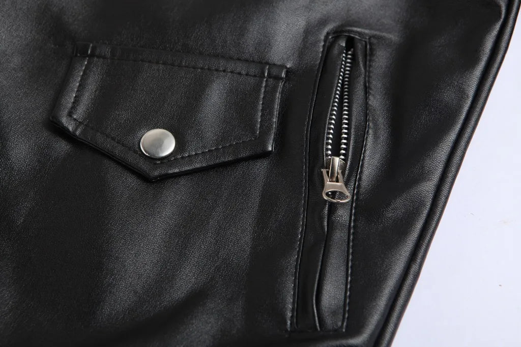 Wójcik™ | Veste de biker en cuir