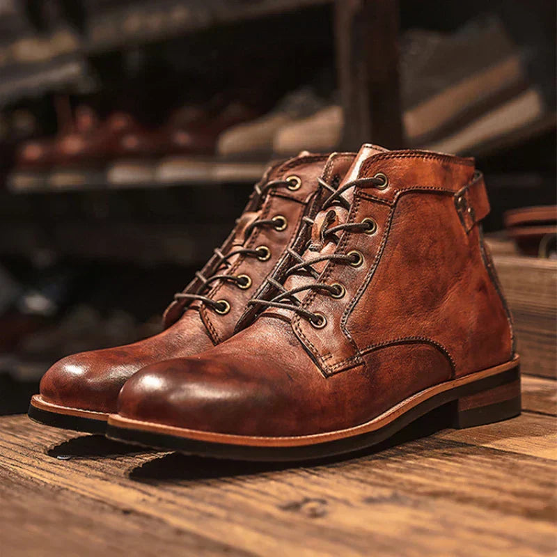 Paul® | Bottes rétro pour hommes à bout rond