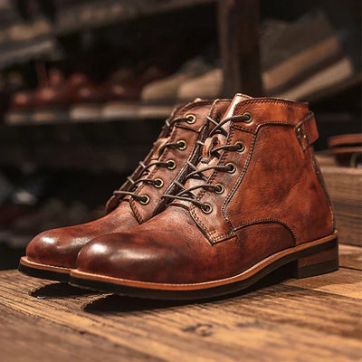 Paul® | Bottes rétro pour hommes à bout rond