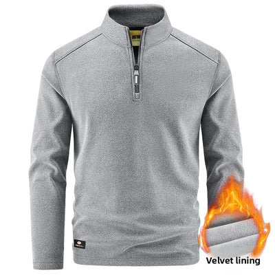 Kilian® | Pull Fleece Homme à Col Zippé Demi - Chaud, Hiver, Sweat-Shirt Respirant
