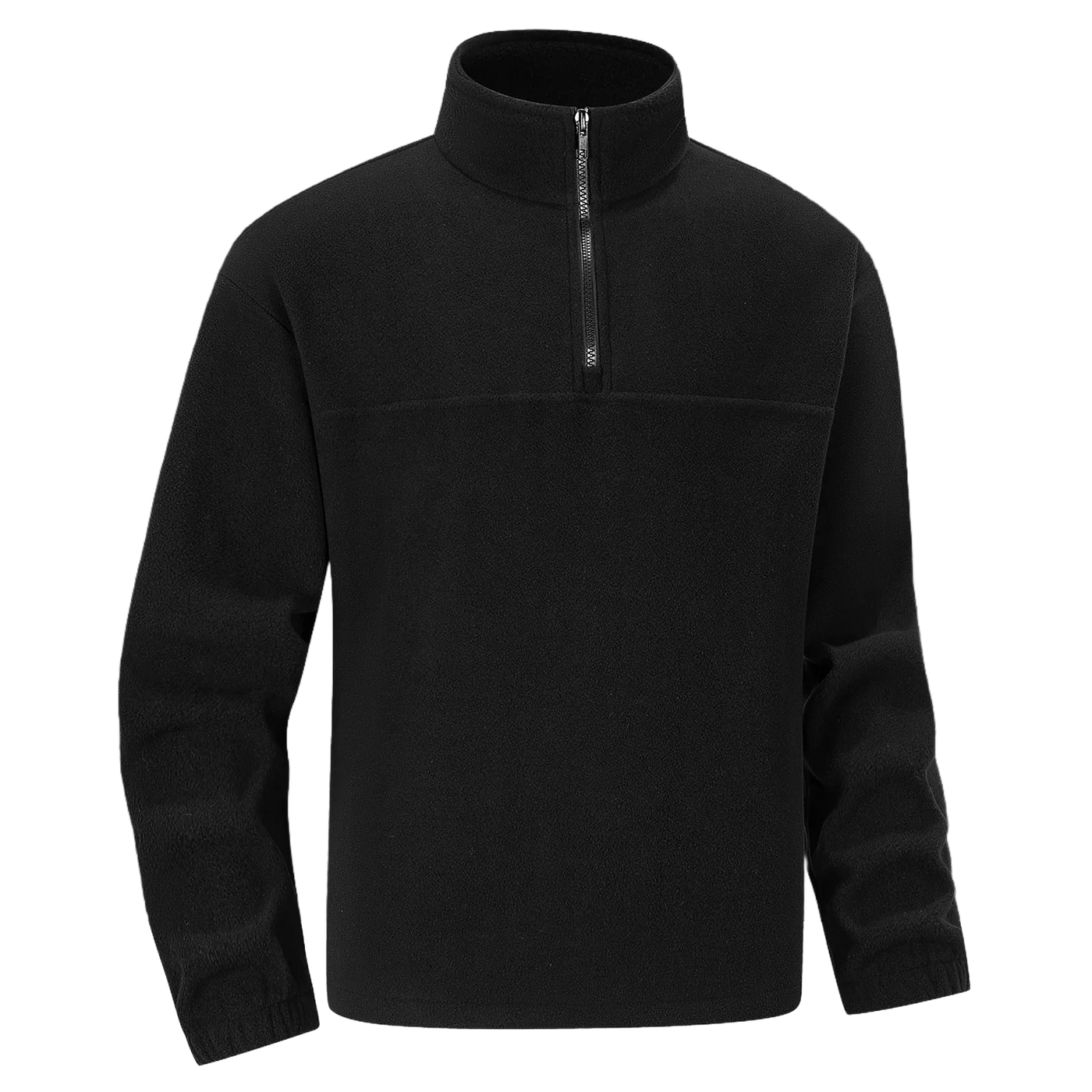 Jakob® | Pull Fleece Homme à Demi-Zip Chaud Hiver Sweatshirt Respirant