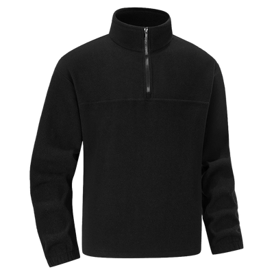 Jakob® | Pull Fleece Homme à Demi-Zip Chaud Hiver Sweatshirt Respirant
