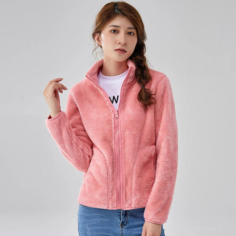 Amina® | Veste d'extérieur en polaire pour femmes chaude et respirante