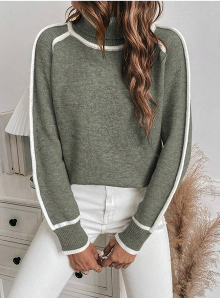 Elle | Pull col roulé confortable pour femmes