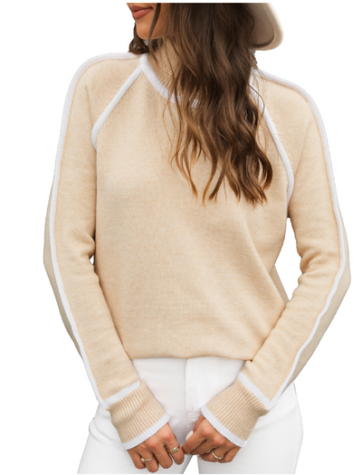 Elle | Pull col roulé confortable pour femmes