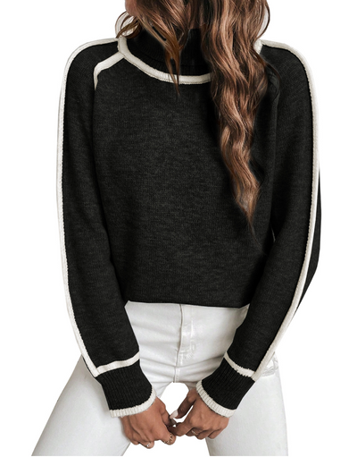 Elle | Pull col roulé confortable pour femmes