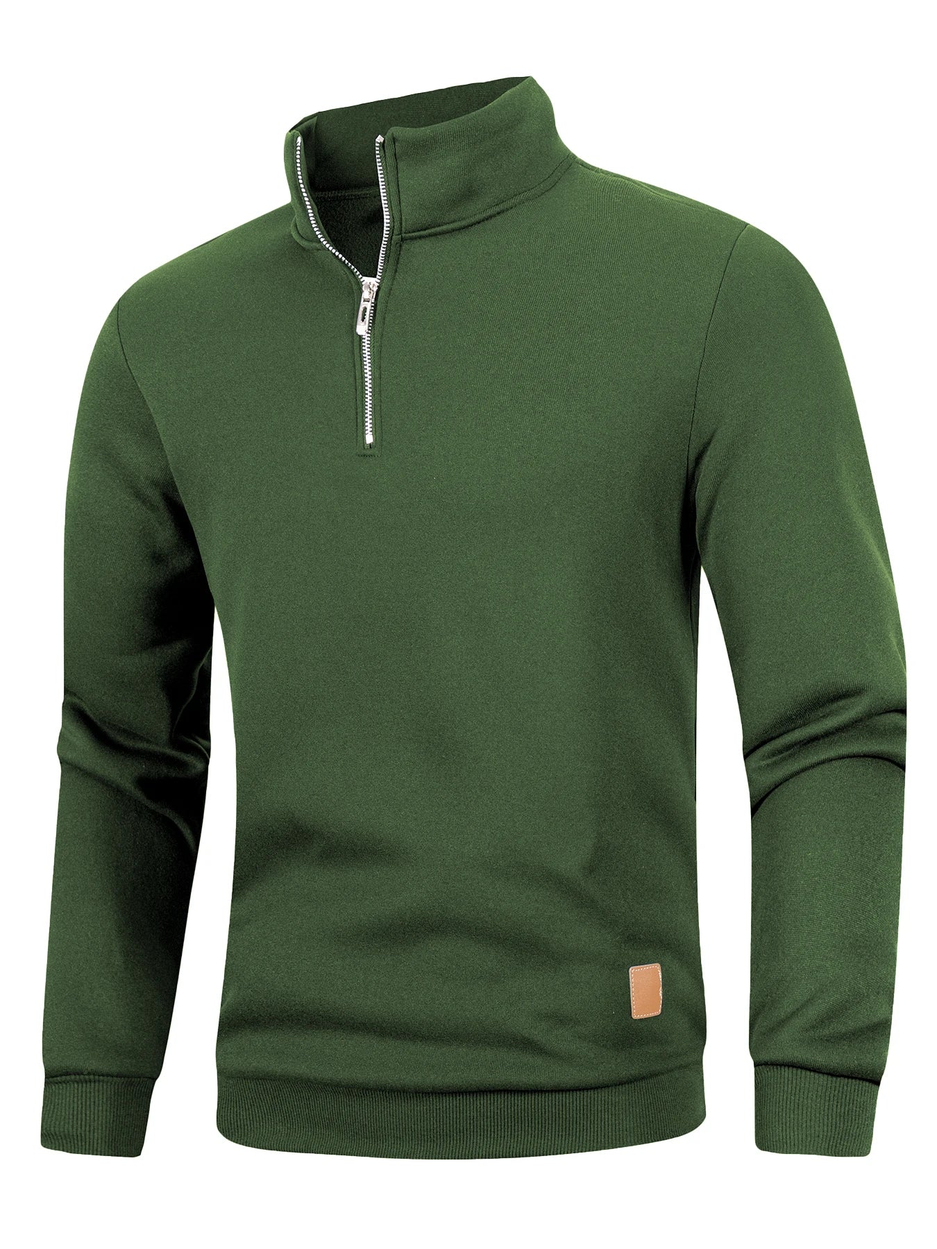 Aron® | Pull Fleece Homme à Demi-Zip Chaud Hiver Sweatshirt Respirant