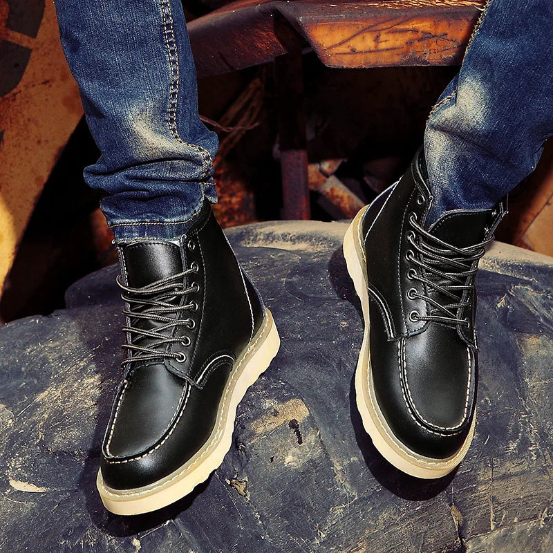 Josef® | Bottes en cuir véritable rétro