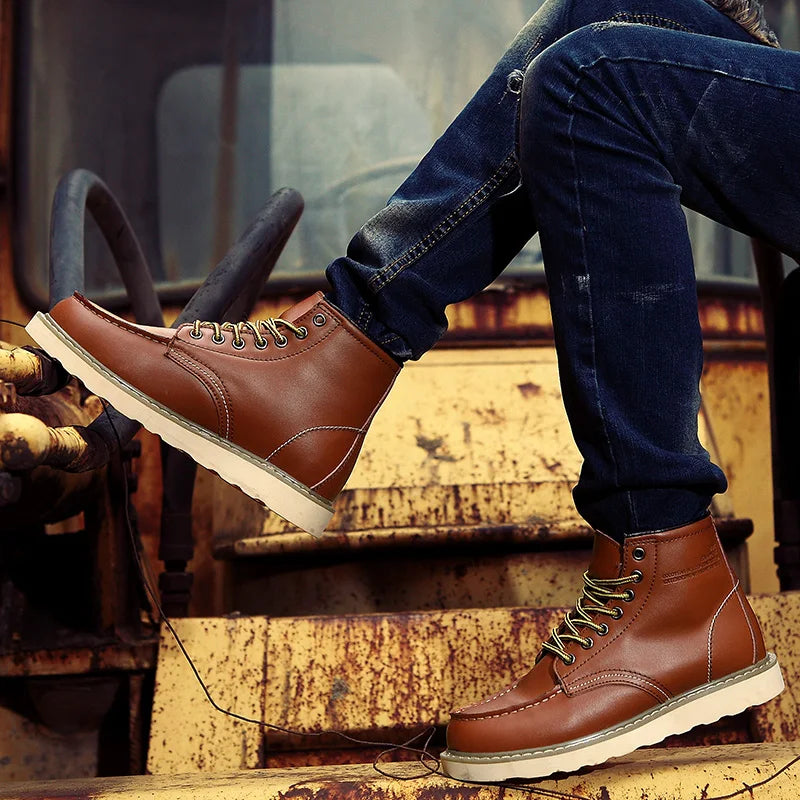Josef® | Bottes en cuir véritable rétro