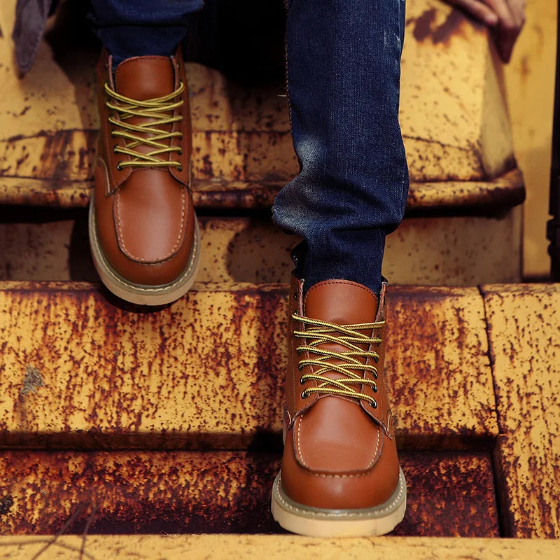 Josef® | Bottes en cuir véritable rétro