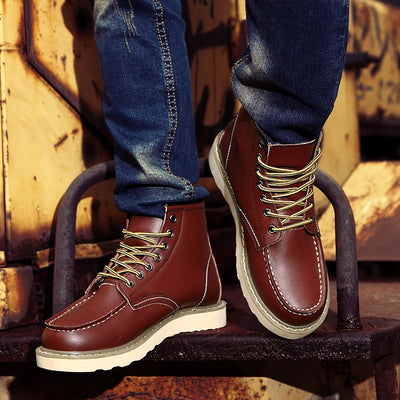 Josef® | Bottes en cuir véritable rétro