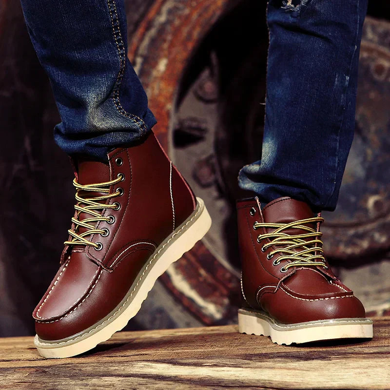 Josef® | Bottes en cuir véritable rétro