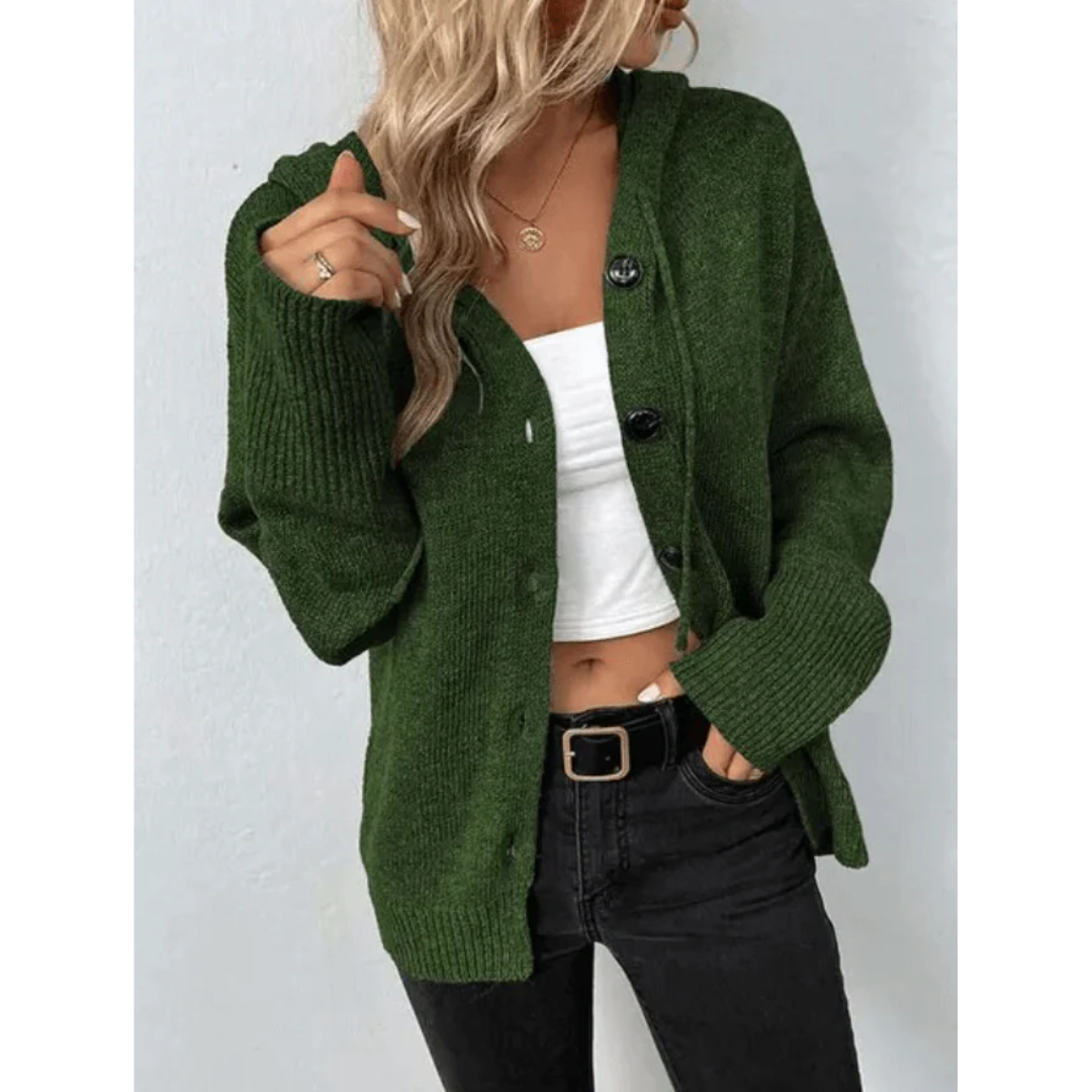 Brittan | Cardigan en tricot avec boutons