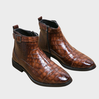 Dylan | Bottines avec boucle en simili cuir