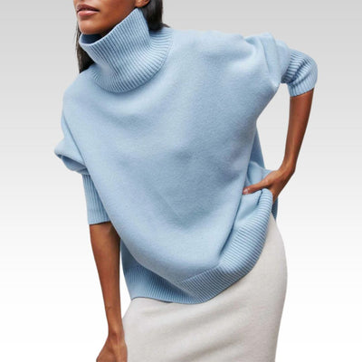 Zyora | Pull en maille élégant à col roulé