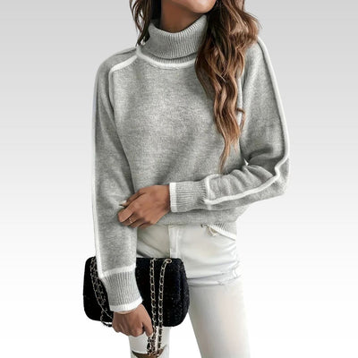 Elle | Pull col roulé confortable pour femmes