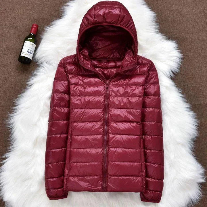 Roswitha® | Nouvelle veste d'hiver avec plumes de canard blanches