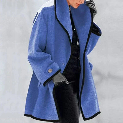 Melinda® | Manteau en laine avec finition contrastante
