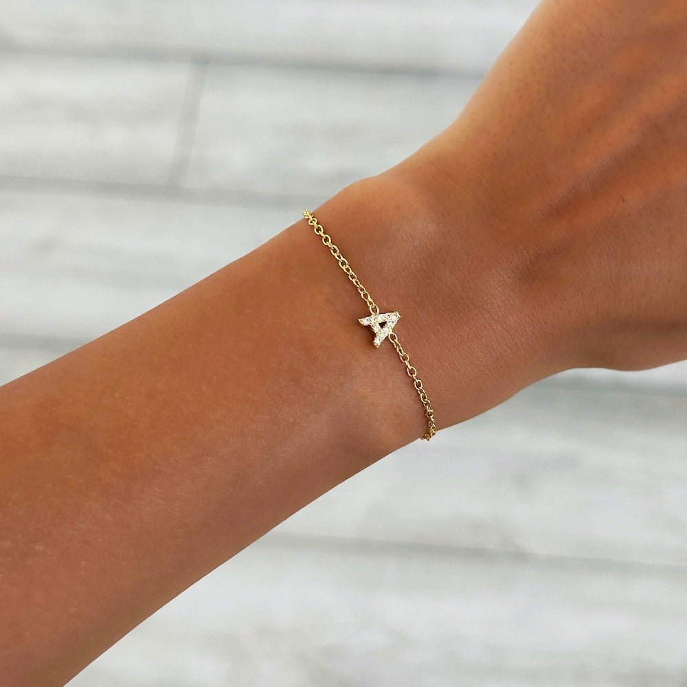 Otilia® | Bracelet en chaîne initial délicat