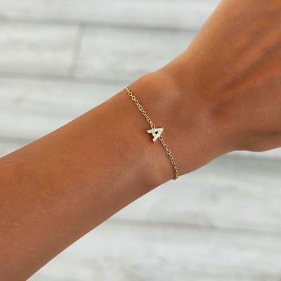 Otilia® | Bracelet en chaîne initial délicat