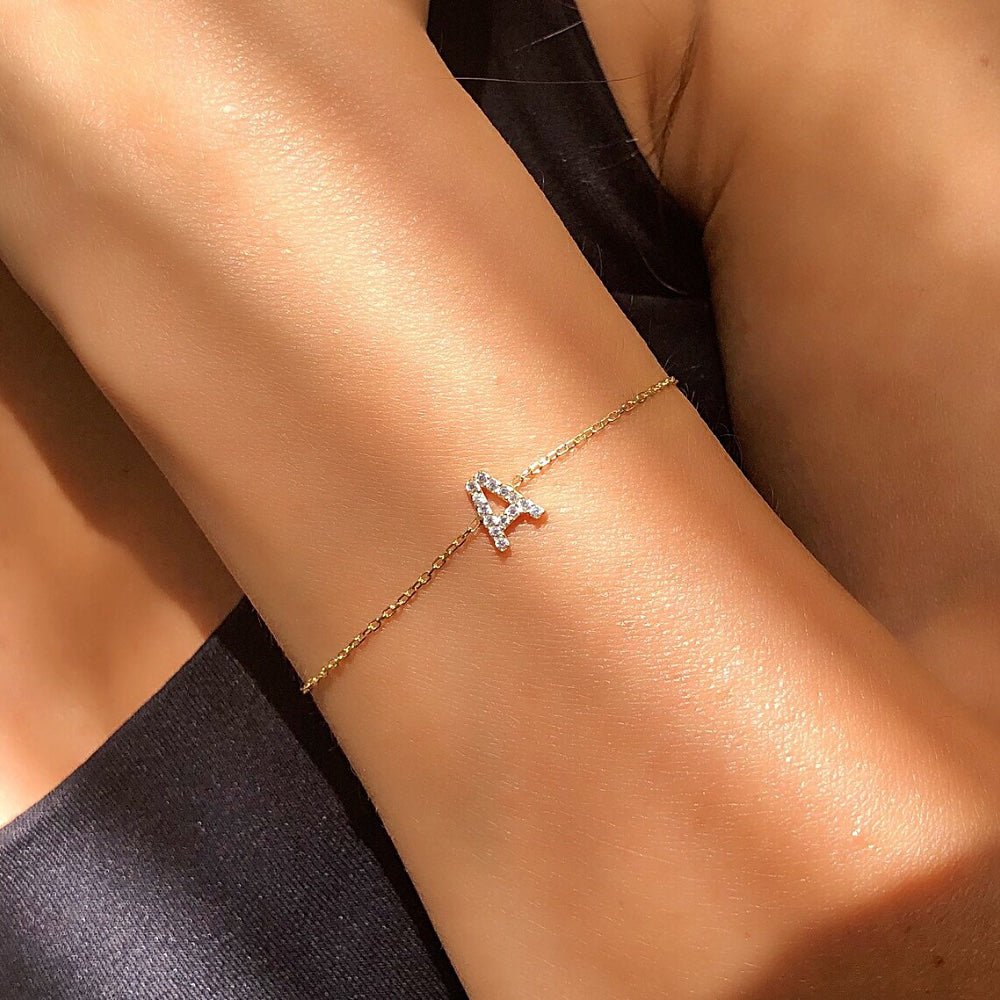 Otilia® | Bracelet en chaîne initial délicat