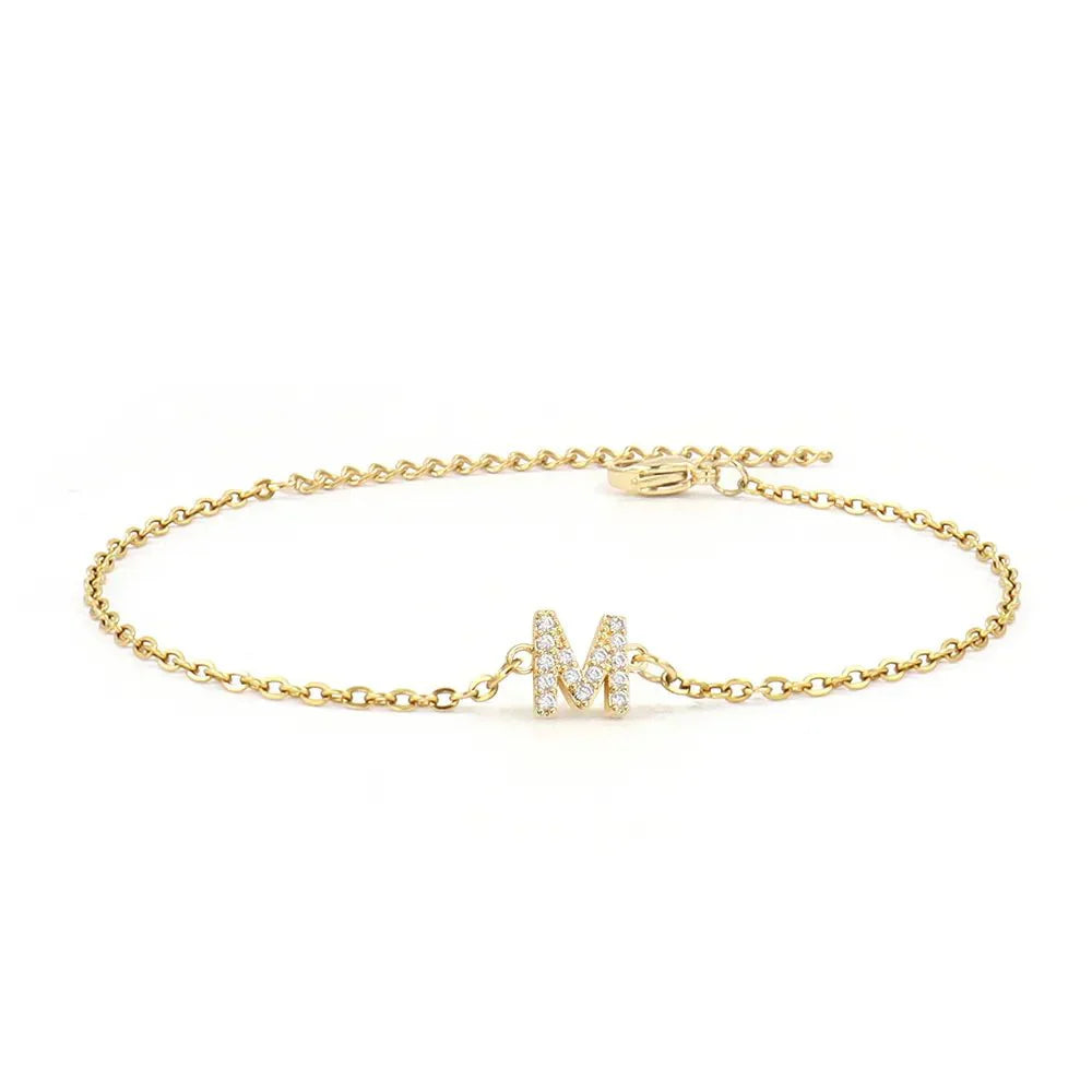 Otilia® | Bracelet en chaîne initial délicat