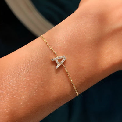 Otilia® | Bracelet en chaîne initial délicat