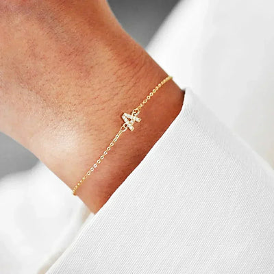 Otilia® | Bracelet en chaîne initial délicat