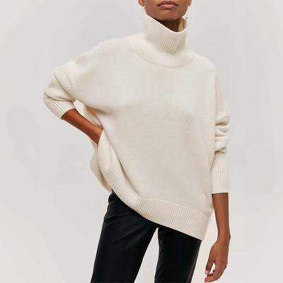 Zyora | Pull en maille élégant à col roulé