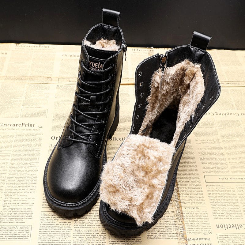 Lotte® | Bottes élégantes en cuir noir