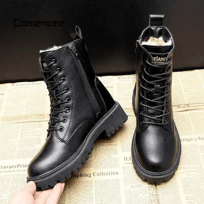 Lotte® | Bottes élégantes en cuir noir