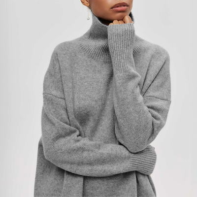 Zyora | Pull en maille élégant à col roulé