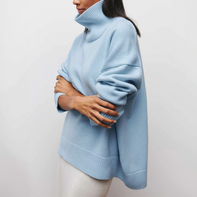 Zyora | Pull en maille élégant à col roulé