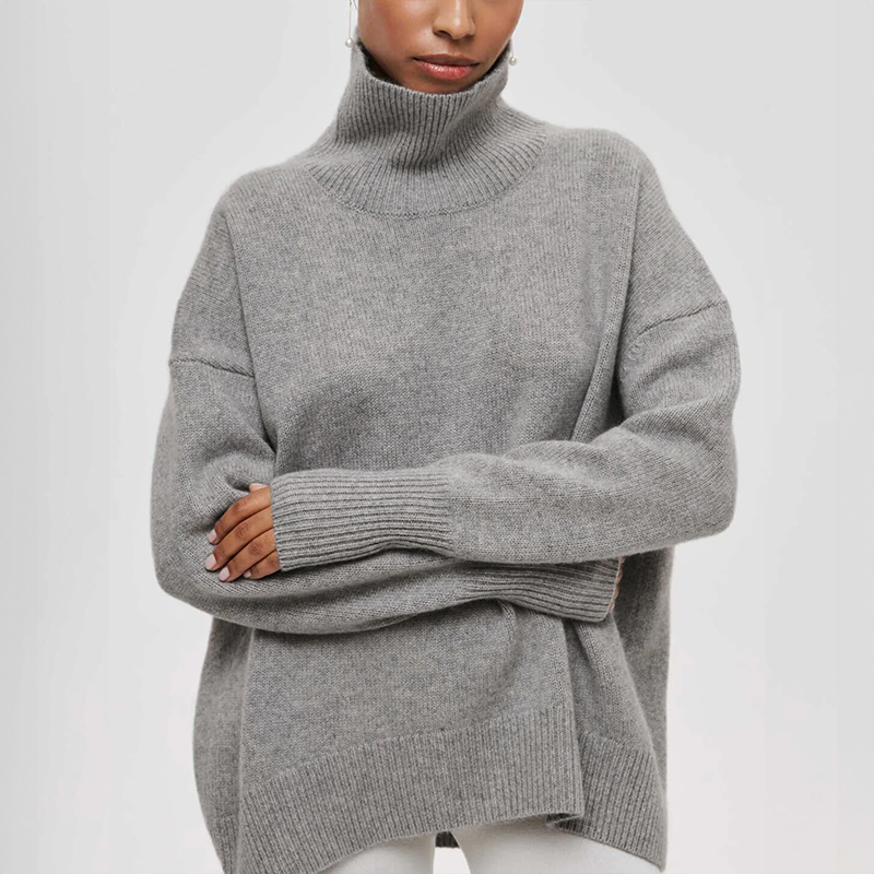 Zyora | Pull en maille élégant à col roulé