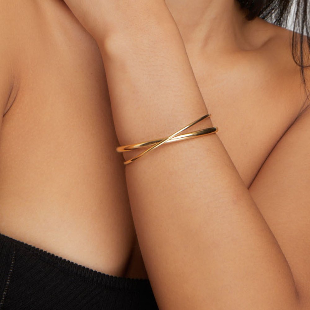 Greta-Louise® | Bracelet Twist Doré
