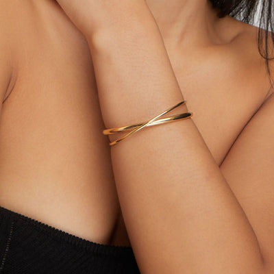 Greta-Louise® | Bracelet Twist Doré
