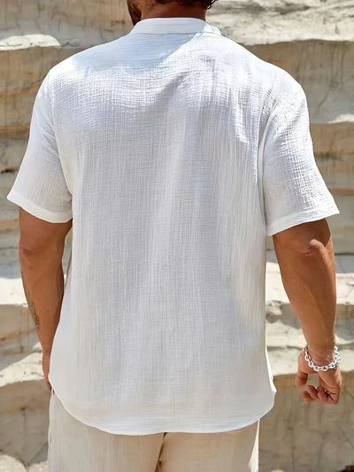 Savrani™ | Chemise d'été élégante à col haut